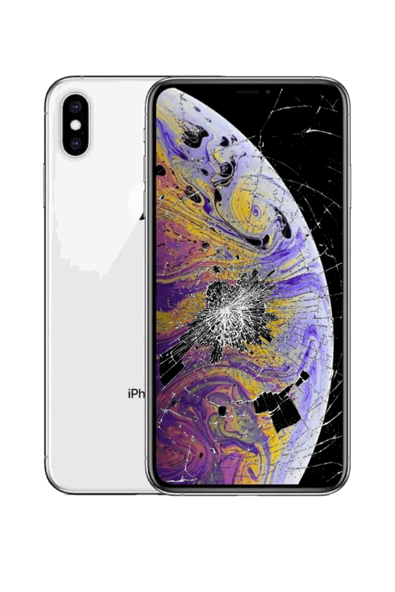 IPHONE-XS-MAX-TELA-DISPLAY-VIDRO-FRONTAL-QUEBRADO-DANIFICADO