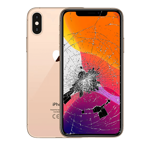 IPHONE-XS-TELA-DISPLAY-VIDRO-FRONTAL-QUEBRADO-DANIFICADO-MINI